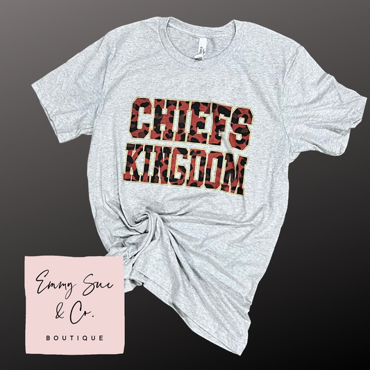 Chiefs Kingdom | Red & Black Leopard