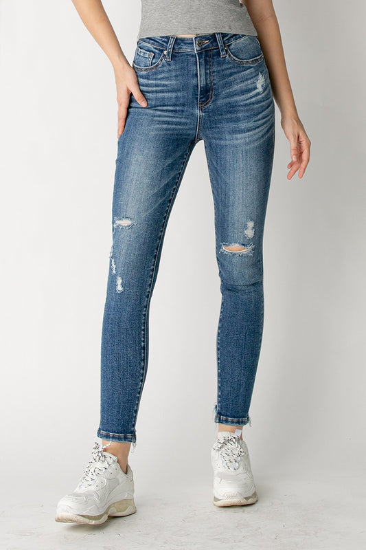 Risen Jeans | High Rise Vintage Wash