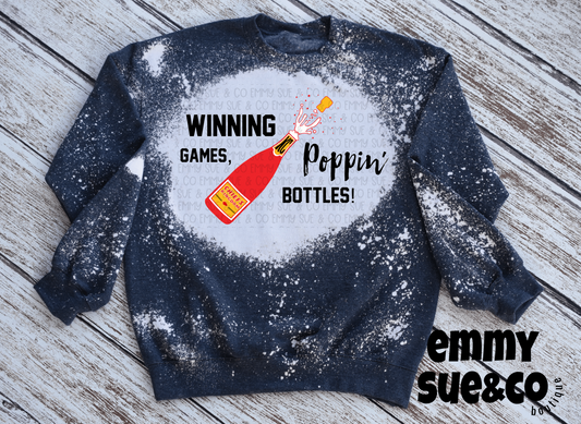 Poppin’ Bottles | KC Red | Crewneck